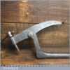 Large Vintage Bench Holdfast Clamp With 1 ¼” Stem - Good Condition