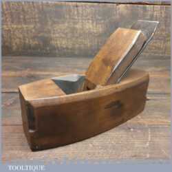 Vintage Carpenter’s Beechwood Smoothing Block Plane - Lapped Flat