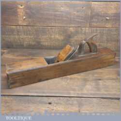 Vintage Carpenter’s 22” Beechwood Trying Plane - Lapped flat Ready To Use