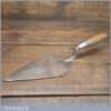 Vintage 9” Bricklayer’s Trowel With Beechwood Handle - Good Condition