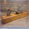 Antique D. Malloch 1870-1912 Carpenter’s 17” Beechwood Jack Plane - Lapped flat