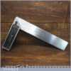 Vintage Rabone No: 1908 Carpenters 12” Cast Steel Calibrated Try Square - Good Condition