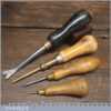 Vintage Collection 2 Bradawls 1 Pin Push & 1 Tack Lifter - Good Condition