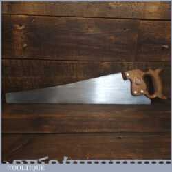 Vintage 22” Spear & Jackson 88 Cross Cut Panel Handsaw 9 TPI- Refurbished Sharpened