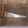 Vintage 22” Spear & Jackson 88 Cross Cut Panel Handsaw 9 TPI- Refurbished Sharpened
