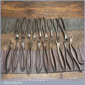 Rare Antique Collection 19 Late Victorian Dentist’s Forceps - Various Makers 1870-1901