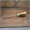 Vintage Cooper & Sons Ratchet Screwdriver Beechwood Handle - Good Condition