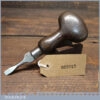Vintage Halford Coffin Makers Screwdriver Beechwood Handle - Good Condition
