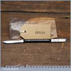 Vintage Ebony Handled Artists Sculpting Knife - Good Condition Sharp