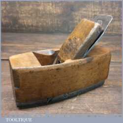 Rare Antique Greenslade Bristol Coachbuilder's Door Check Plane - Steel Sole Sides