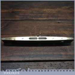 Vintage E. Preston & Sons 10” Rosewood & Brass Boat Level - Good Condition