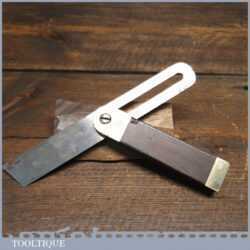 Vintage 7 ½” Rosewood & Brass Sliding Bevel - Good Condition