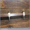Nice Quality 6” Antique Brass Trammel Points 30” Mahogany Spacing Bar