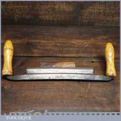 Vintage Joseph Tyzack & Son Carpenter’s 8" Drawknife - Sharpened Honed