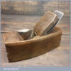 Antique W. Greenslade Bristol Beechwood Smoothing Plane - Lapped Flat