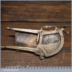 Antique 19th Century Indian Betel Nut Cutter Peacock Scroll Design - Good Condition