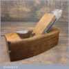 Antique W. Greenslade Bristol Beechwood Coffin Shaped Smoothing Plane