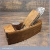 Antique W. Greenslade Bristol Beechwood Coffin Shaped Smoothing Plane
