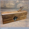 Antique J. Davis C 1799 1 3/8” Beechwood Rabbet Plane - Lapped Flat