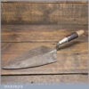 Vintage 10 ½” Bricklayers Trowel Leather Bound Beech Handle - Good Condition