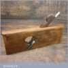 Antique 13/16” Wide Beechwood Rabbet Plane - Lapped Flat