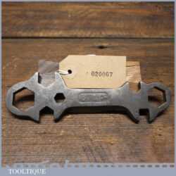 Scarce Vintage BT & Co Cast Steel Imperial Bicycle Spanner - Good Condition