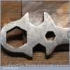 Scarce Vintage BT & Co Cast Steel Imperial Bicycle Spanner - Good Condition