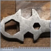 Scarce Vintage BT & Co Cast Steel Imperial Bicycle Spanner - Good Condition