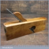 Antique 1 ½” Beechwood Skew Ironed Rabbet Plane - Good Condition