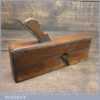 Antique 1 ½” Gardiner Beechwood Skew Iron Rabbet Plane - Broad Arrow Dated 1917