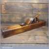 Vintage Alex Mathieson Carpenter’s 24” Beechwood Trying Plane - Lapped Flat