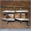 Vintage Pair Eclipse N0: 411 Engineer’s Toolmakers Clamps - Broad Arrow 1953