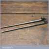 Vintage Pair 12” Cast Steel Draw Bore Pins ½” Wide - Good Condition
