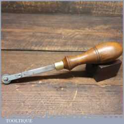 Vintage Leatherworking Or Bookbinding Wheel Tool - Good Condition