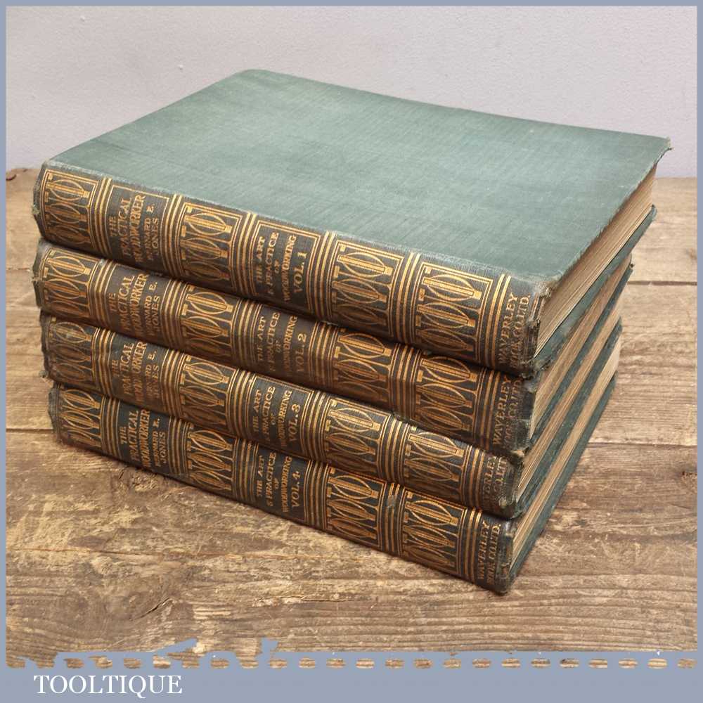 The Practical Woodworker Four Set - By Bernard E. Jones