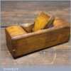 Antique Patternmaker’s 2” Wide Beechwood Hollowing Plane - Good Condition