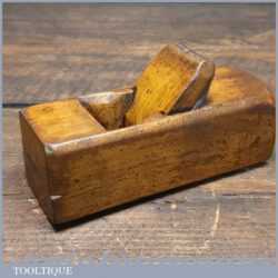 Antique Patternmaker’s 2” Wide Beechwood Hollowing Plane - Good Condition