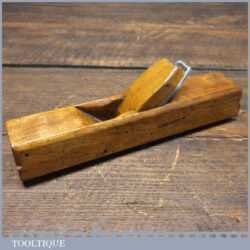 Antique Patternmaker’s 1 ¼” Wide Beechwood Hollowing Plane - Good Condition