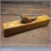 Antique Patternmaker’s 1 ¼” Wide Beechwood Hollowing Plane - Good Condition