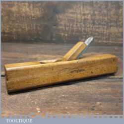 Antique Patternmaker’s 7/8” Wide Beechwood Hollowing Plane - Good Condition