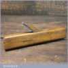 Antique Patternmaker’s 7/8” Wide Beechwood Hollowing Plane - Good Condition