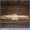 Rare Vintage John Rabone 24″ Routledge Engineers Boxwood & Brass Single Fold Slide Rule