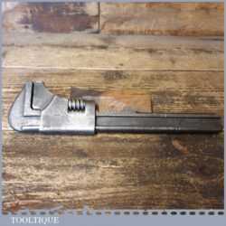 Vintage Shelley 11” Adjustable Spanner Wrench - Fair Condition