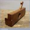 Vintage Large Beech Wood Centre Reed Moulding Plane