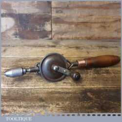 Vintage Millers Falls Co USA No: 77 Single Pinion Egg Beater Hand Drill - Good Condition