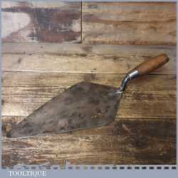 Vintage 11 ½” Bricklayer’s Trowel Beechwood Handle - Good Condition
