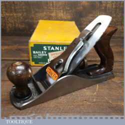 Vintage Boxed Stanley England No: 4 Smoothing Plane - Fully Refurbished Ready To Use