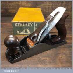 Vintage Boxed Stanley England No: 4 Smoothing Plane - Fully Refurbished Ready To Use
