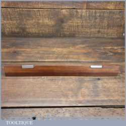 Vintage Pair 15” Inlaid Mahogany Winding Sticks With Alloy Inserts - Good Condition