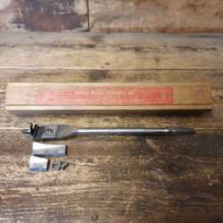Vintage Wm. Ridgeway Expansion Bit Two Cutters 7/8” – 3” Original Box